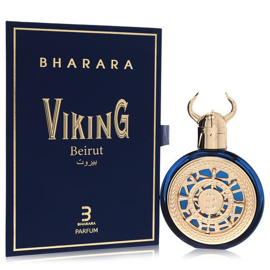 Bharara Viking Beirut Parfum Spray bottle with bergamot, lemon, galbanum, clary sage, oakmoss, patchouli and vetiver