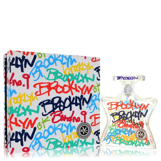Bond No. 9 Brooklyn Cologne bottle with grapefruit, cardamom, cypress, geranium, juniper, cedarwood, leather and guaiac wood
