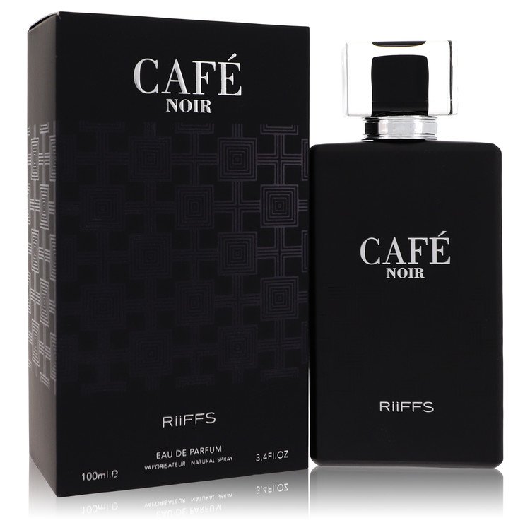 Cafe Noir perfume bottle and packaging on a white background