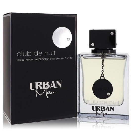 Armaf Club De Nuit Urban Man Eau de Parfum bottle with bergamot, mint, lavender, cedar, sandalwood and oakmoss