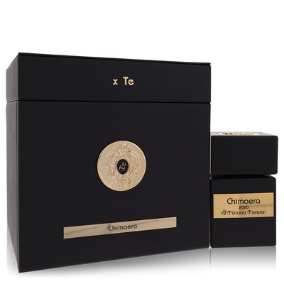 Chimaera Perfume bottle by Tiziana Terenzi — oriental spicy fragrance with bergamot, lemon, saffron, red pepper, jasmine, patchouli, cedarwood, agarwood oud, amber, musk, vanilla and sandalwood