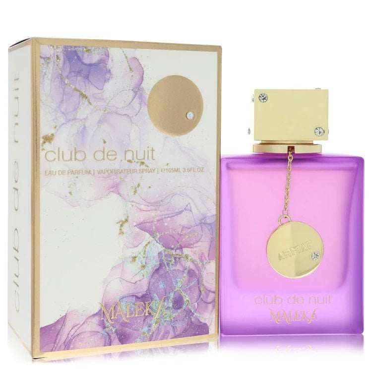 Club De Nuit Maleka perfume bottle by Armaf — Oriental woody fragrance with citrus, spice, floral, rose, woody, and spicy notes