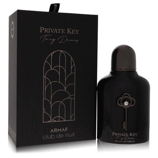 Club De Nuit Private Key To My Dreams Cologne by Armaf bottle — warm spicy unisex fragrance with black pepper, cardamom, apple, leather, vanilla, and patchouli.