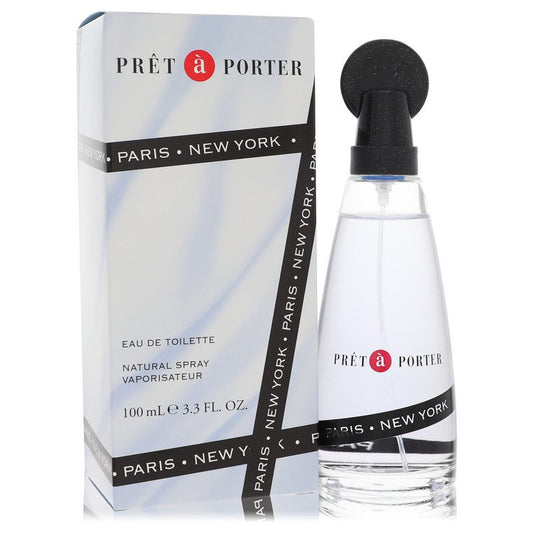 Pret a Porter perfume bottle and packaging on a white background
