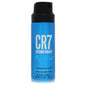 Blue CR7 Cristiano Ronaldo fragrance body spray bottle on a white background