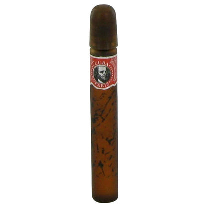 Fragluxe Cuba Red Cologne bottle with dry tobacco, warm spices, earthy oakmoss and masculine woods
