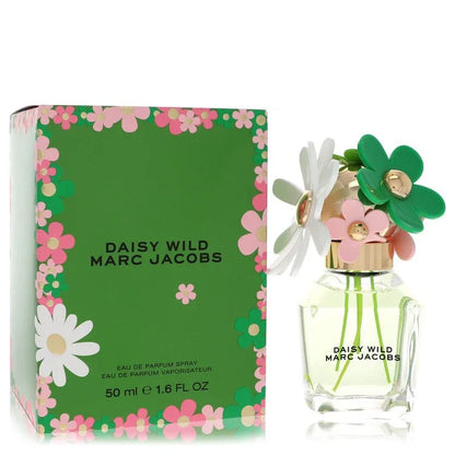 “Marc Jacobs Daisy Wild women’s perfume bottle with Raspberry, White Daisy, and Musk notes”