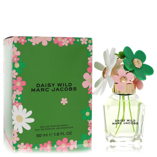 Marc Jacobs Daisy Wild perfume bottle and packaging with floral design
