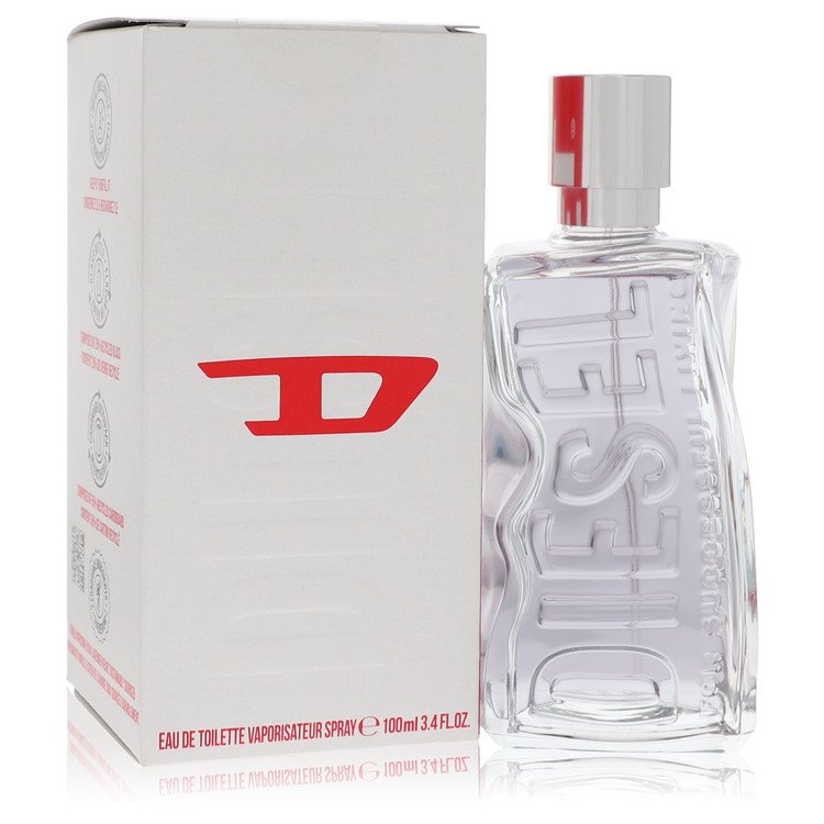 D by Diesel cologne bottle for men and women by Diesel — Refreshing fresh floral unisex fragrance with bergamot, ginger, cotton flower, lavender, amberwood, and vanilla notes