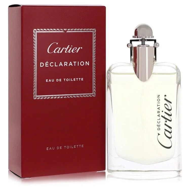Cartier Declaration Eau de Toilette bottle and packaging on a white background
