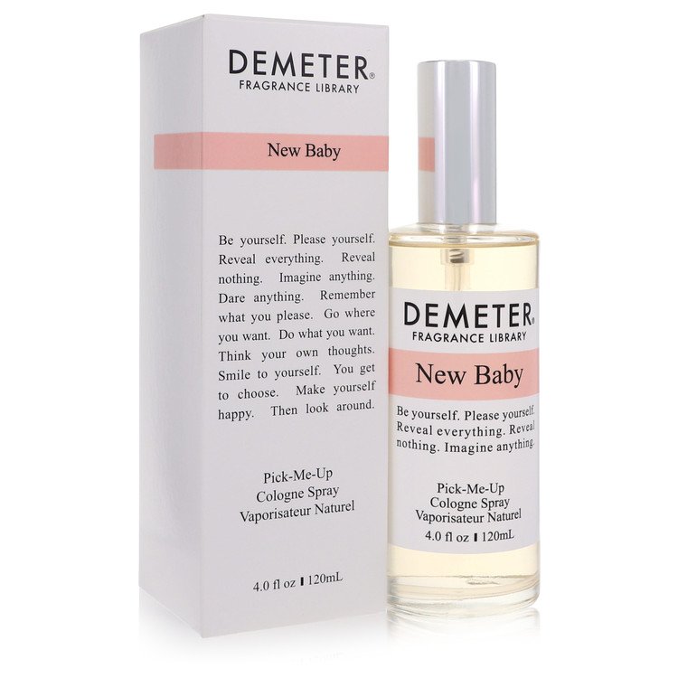 Demeter New Baby perfume bottle by Demeter — Clean powdery fresh fragrance with fresh linen, baby powder, and soft musk notes