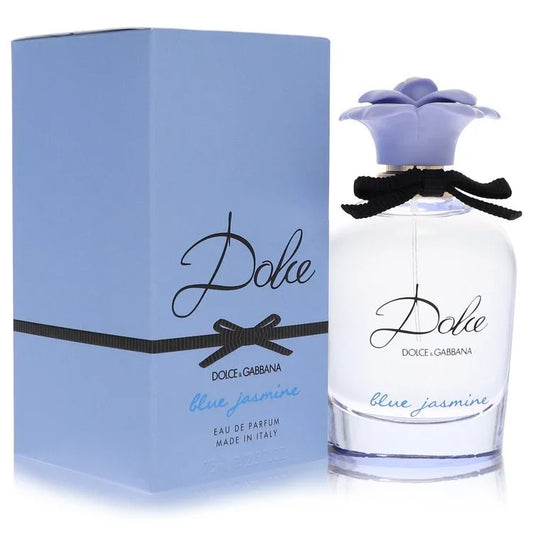 Dolce & Gabbana Blue Jasmine perfume bottle and packaging on a white background