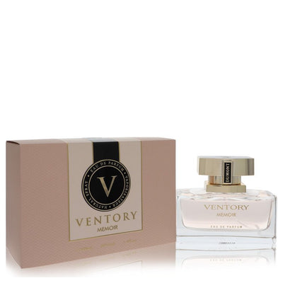 Dumont Ventory Memoir Perfume bottle — woody amber floral fragrance with bergamot, rose, iris, sandalwood and vanilla.