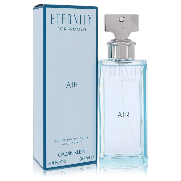 Calvin Klein Eternity Air Eau de Parfum bottle - women's floral fruity ozonic fragrance with grapefruit, ozonic notes, pear, and peony