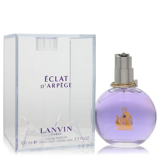 Lanvin Eclat d'Arpege perfume bottle and packaging on a white background