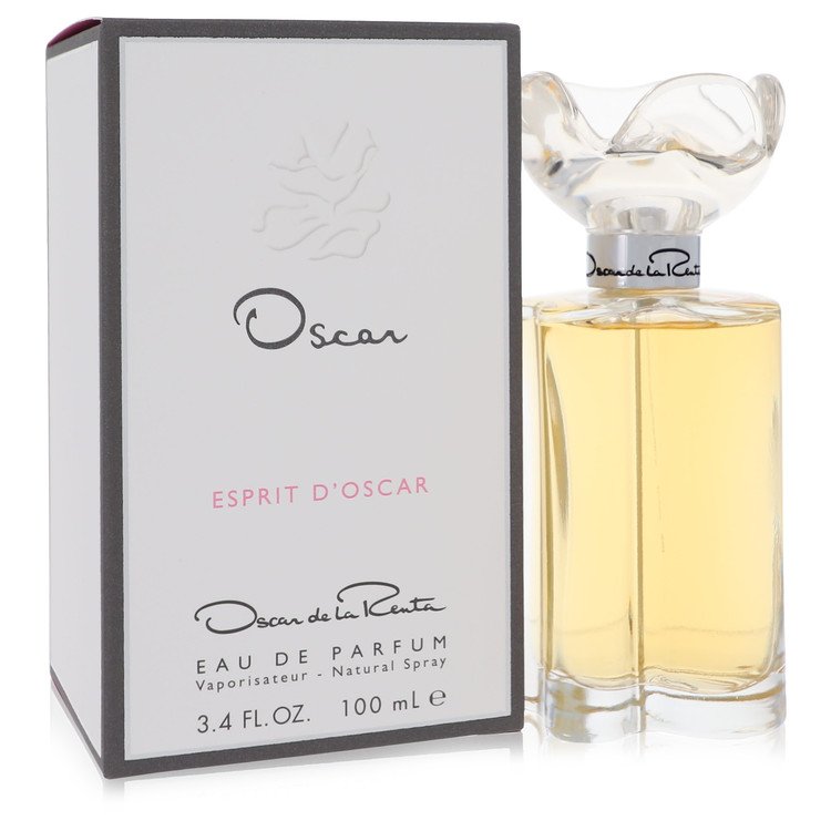 Esprit d'Oscar perfume bottle for women by Oscar De La Renta — Sophisticated floral oriental fragrance with bergamot, Amalfi lemon, citron, jasmine, orange blossom, tuberose, musk, heliotrope, vetiver, and tonka bean notes
