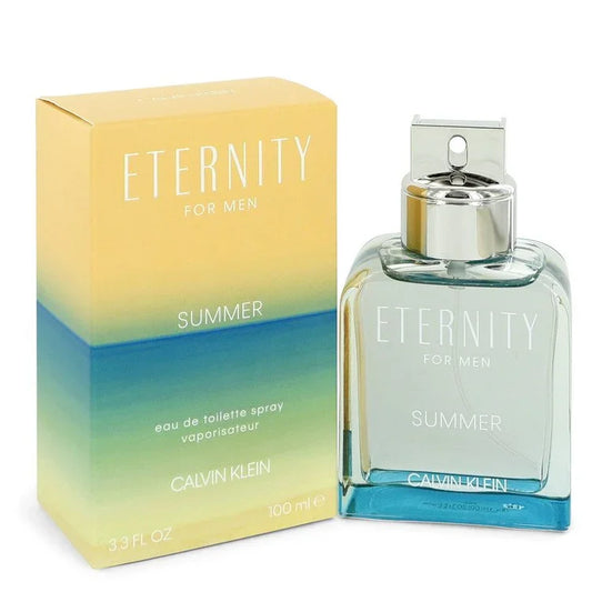 Calvin Klein Eternity Summer Cologne bottle fresh aromatic woody scent