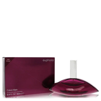 Calvin Klein Euphoria perfume bottle and packaging on a white background