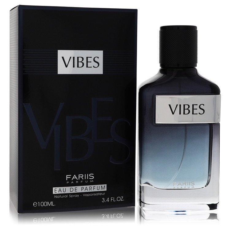 Fariis Vibes cologne bottle for men — Fresh citrus aromatic woody fragrance with bergamot, lavender, and cedarwood notes