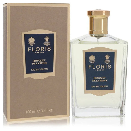 Floris London perfume bottle and packaging on a white background