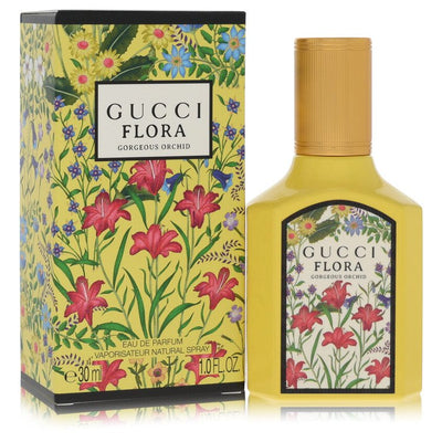 Gucci Flora Gorgeous Orchid Perfume bottle — Floral Gourmand women's fragrance with blackcurrant, exotic orchid, jasmine, sandalwood, and vanilla notes