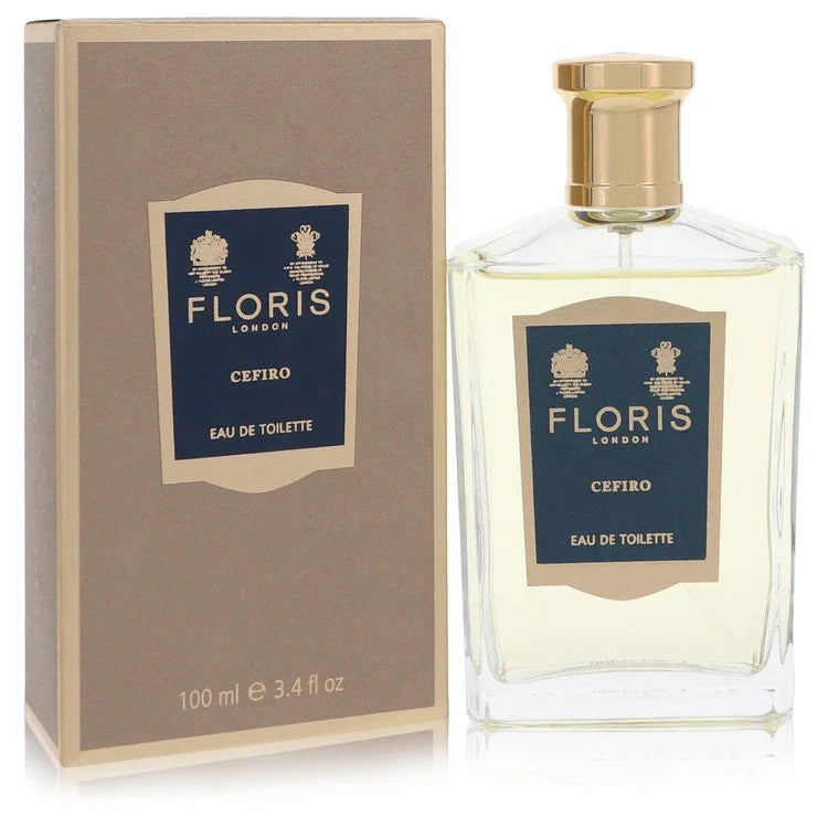 Floris London Cefiro Eau de Toilette bottle and packaging on a white background