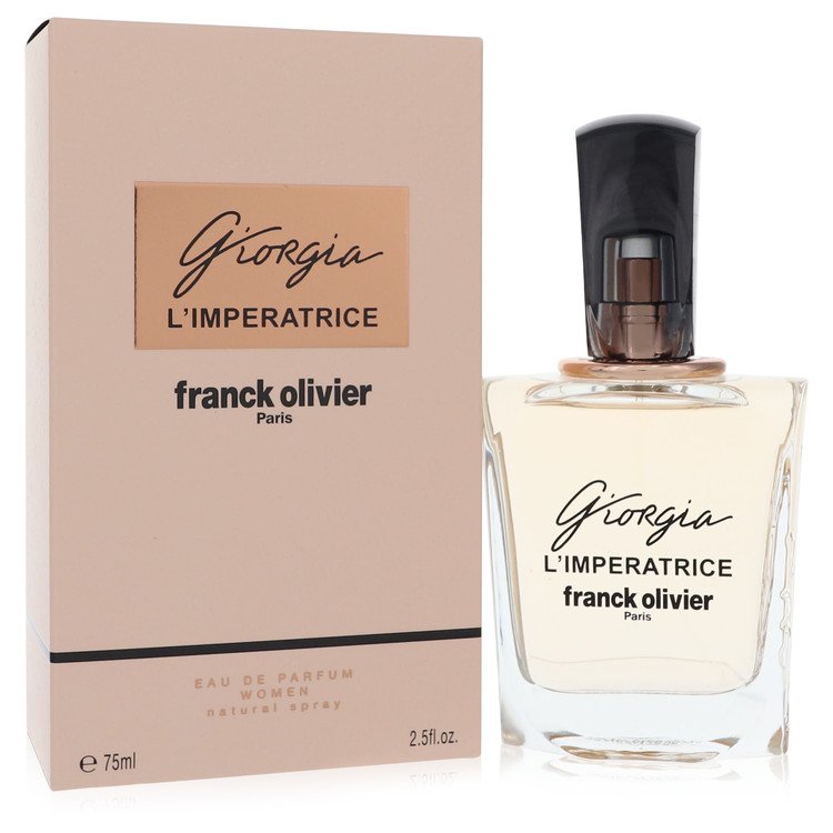Franck Olivier Giorgio L'imperatrice Eau de Parfum bottle - women's floral fruity perfume with red berries, green apple, jasmine, water lily, and vanilla