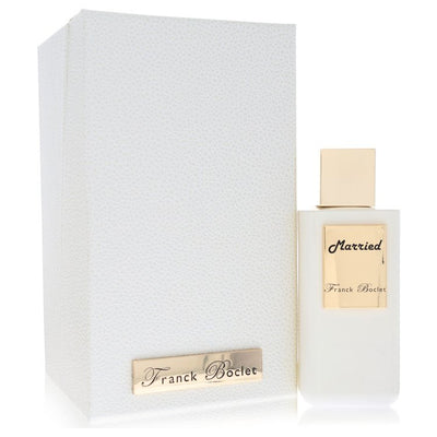 Franck Boclet Married Perfume bottle — captivating floral oriental fragrance with bergamot, orange blossom, rose, jasmine, ylang-ylang, patchouli, and vanilla amber.