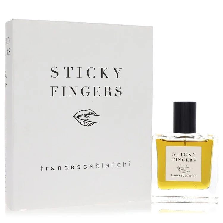 Francesca Bianchi 'Sticky Fingers' perfume bottle and packaging on a white background