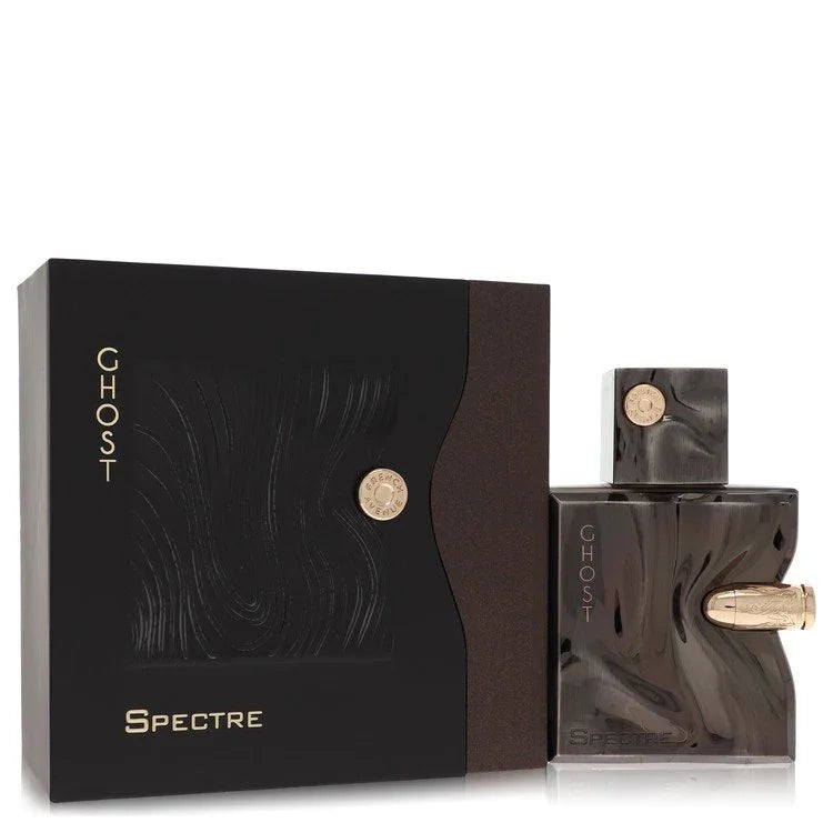 Ghost Spectre perfume bottle and packaging on a white background