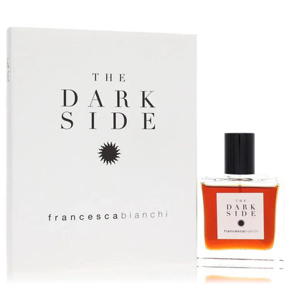 Perfume bottle and packaging of 'The Dark Side' by Francesca Bianchi on a white background