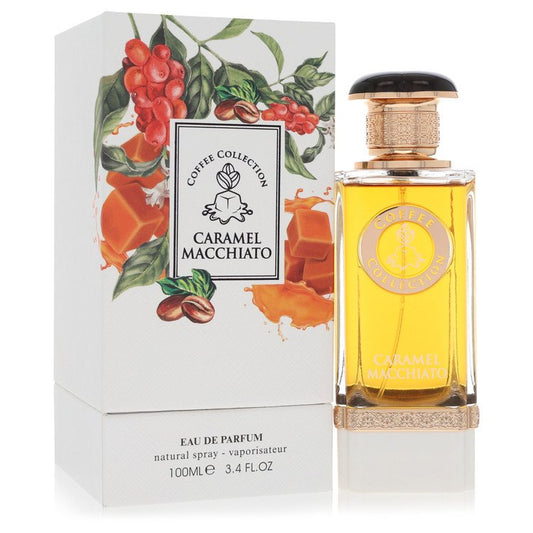 Fragrance World Caramel Macchiato bottle - coffee gourmand perfume with cappuccino, caramel, vanilla and amber