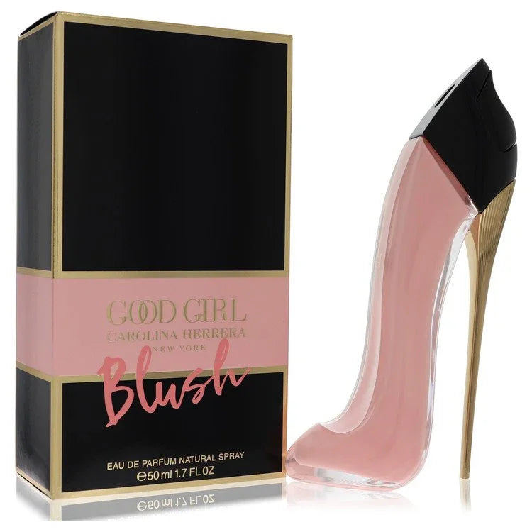 Carolina Herrera Good Girl Blush perfume bottle and packaging on a white background