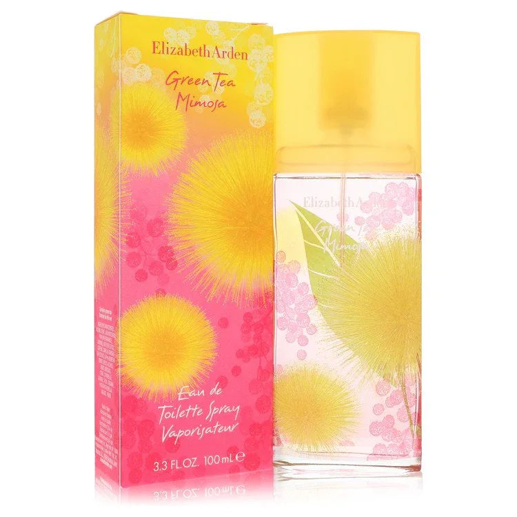 “Elizabeth Arden Green Tea Mimosa Eau de Toilette with Green Tea, Mimosa, and Heliotrope notes”