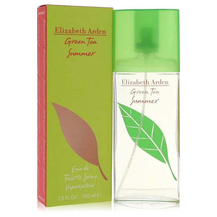 “Elizabeth Arden Green Tea Summer EDT with Bergamot, Cyclamen, Musk, and Oakmoss notes”