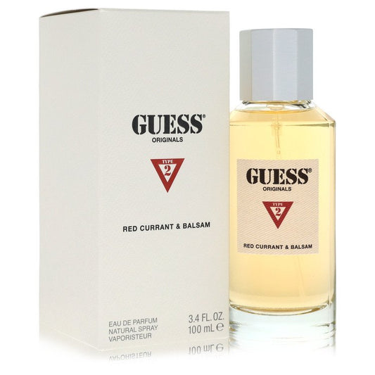 Guess Originals perfume bottle and packaging on a white background