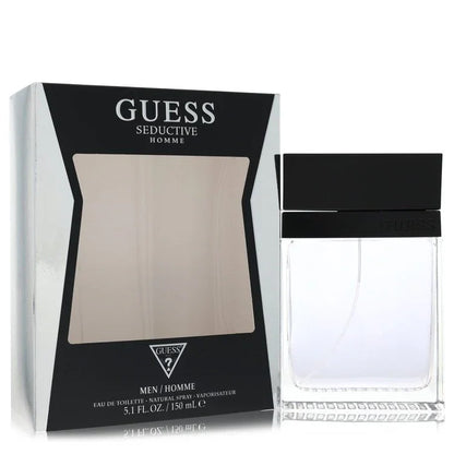 Guess Seductive Homme perfume bottle and packaging on a white background