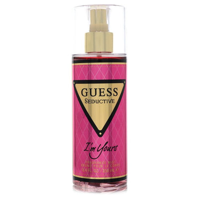 Guess Seductive I'm Yours bottle - floral perfume with passionfruit, peony, orchid, patchouli, vanilla and musk