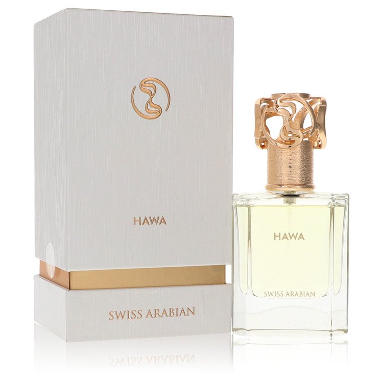 Swiss Arabian Hawa Perfume bottle — floral fragrance with plum, mandarin orange, cardamom, jasmine, rose, sandalwood, vanilla, musk and ambergris