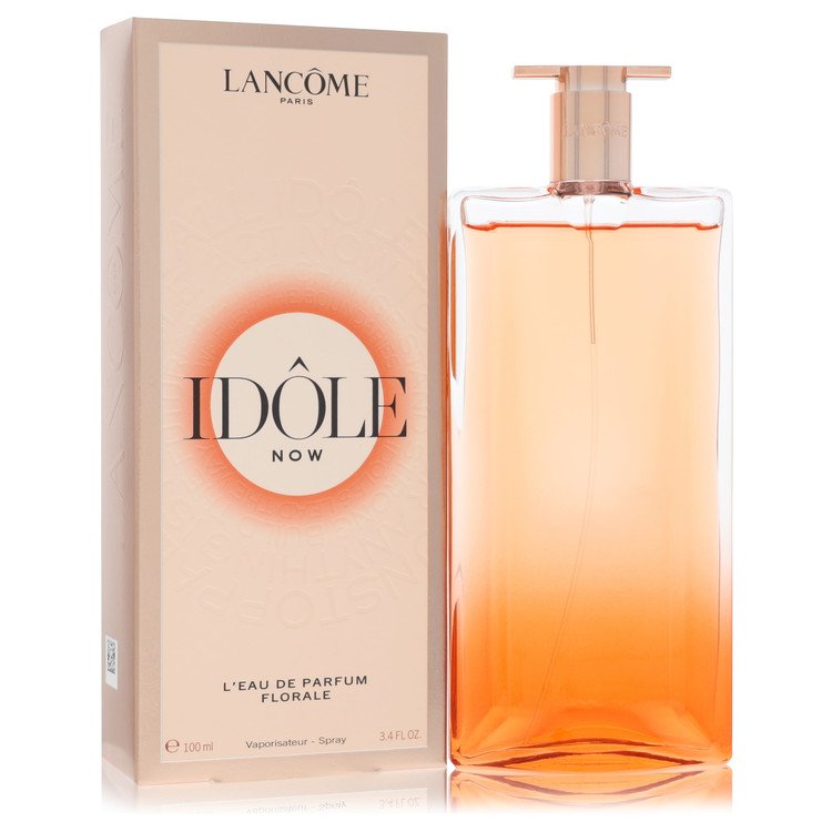 Lancème Idôle Now perfume bottle and packaging on a white background