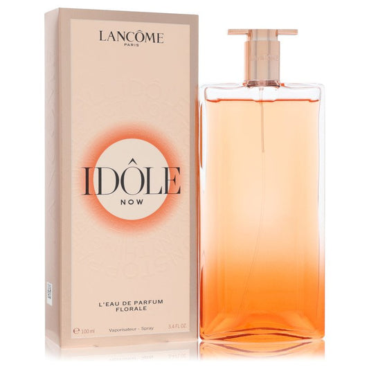 Lancème Idôle Now perfume bottle and packaging on a white background