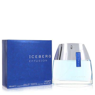 Iceberg Effusion men's perfume bottle and packaging on a white background
