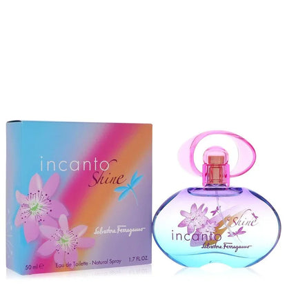 Incanto Shine Perfume bottle — fresh floral fruity fragrance with lemon, bergamot, apple, watermelon, water lily, freesia, peony, cyclamen, white musk, sandalwood and amber