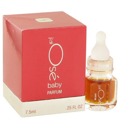 J'ai Oé baby parfum bottle and packaging on a white background