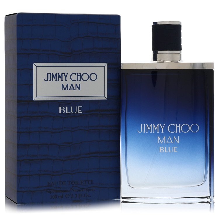 Jimmy Choo Man Blue cologne bottle with bergamot, lavender, clary sage, leather, cypress, sandalwood, vanilla and vetiver
3.4 oz