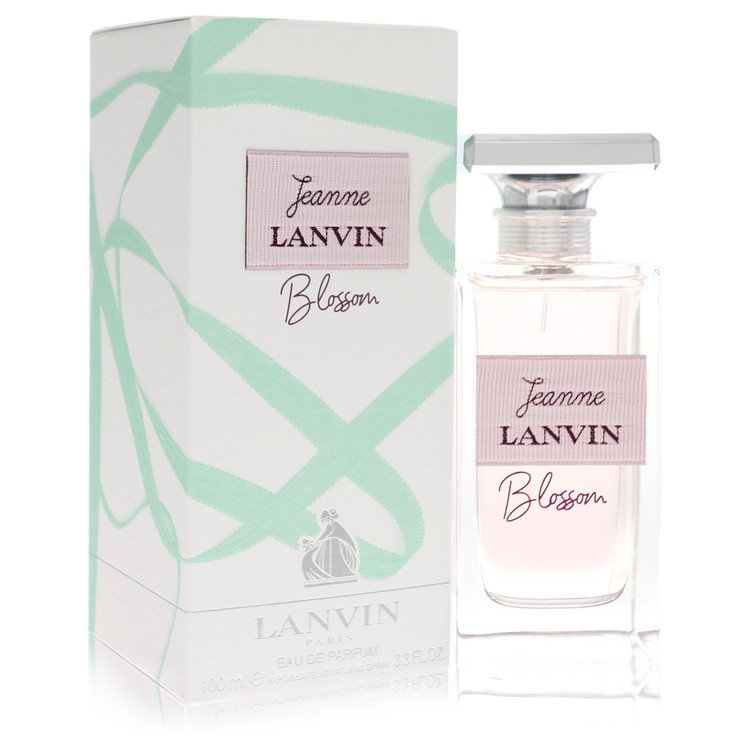 Lanvin Jeanne Blossom Eau de Parfum bottle with blackcurrant, pear, litchi, peony, raspberry, vanilla and musk