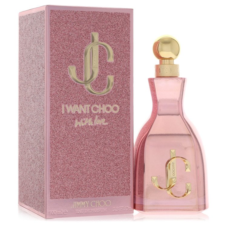 Jimmy Choo I Want Choo With Love perfume bottle - women's raspberry, rose, vanilla and sandalwood fragrance
