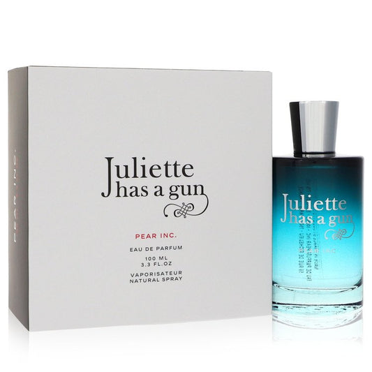 Perfume bottle and packaging of 'Juliette has a gun' on a white background