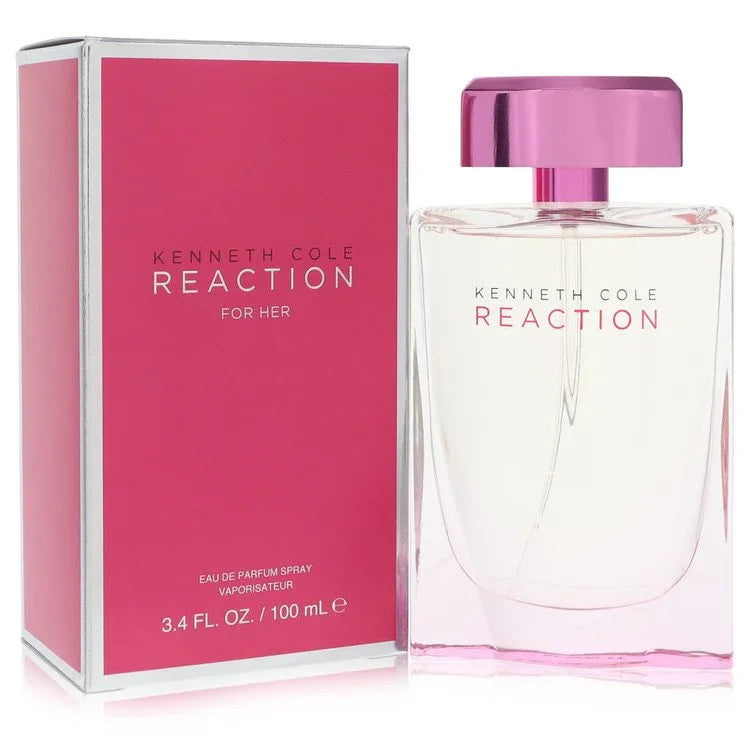 Kenneth Cole Reaction Perfume bottle - fresh fruity floral fragrance with grapefruit, mandarin, watermelon, orchid, white amber and musk