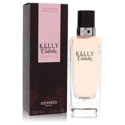 Hermes Kelly Caleche Perfume bottle — Floral Chypre women fragrance with aldehydes, iris, neroli, rose, ylang-ylang, jasmine, vetiver, sandalwood, and leather
